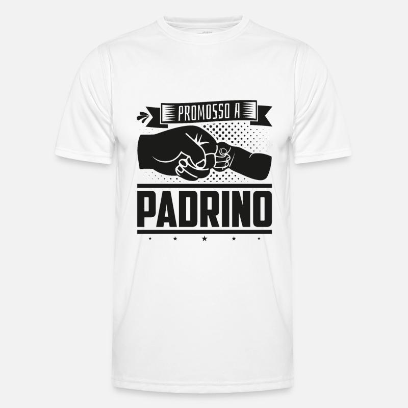 Promosso a Padrino Loading Battesimo figlioccio Männer Funktions-T-Shirt