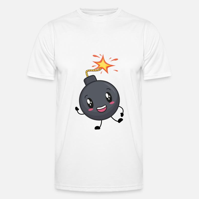 Bombe Männer Funktions-T-Shirt