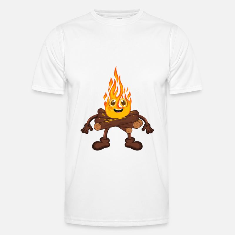 Feu de camp Feu T-shirt sport Homme