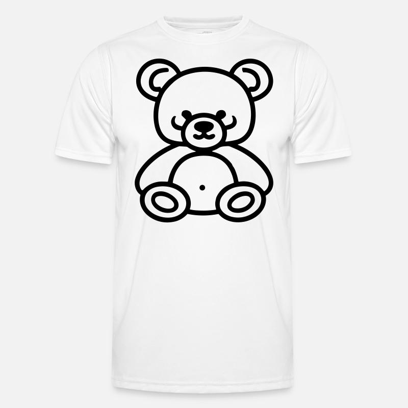 Teddy Bear - Men's Functional T-Shirt - white