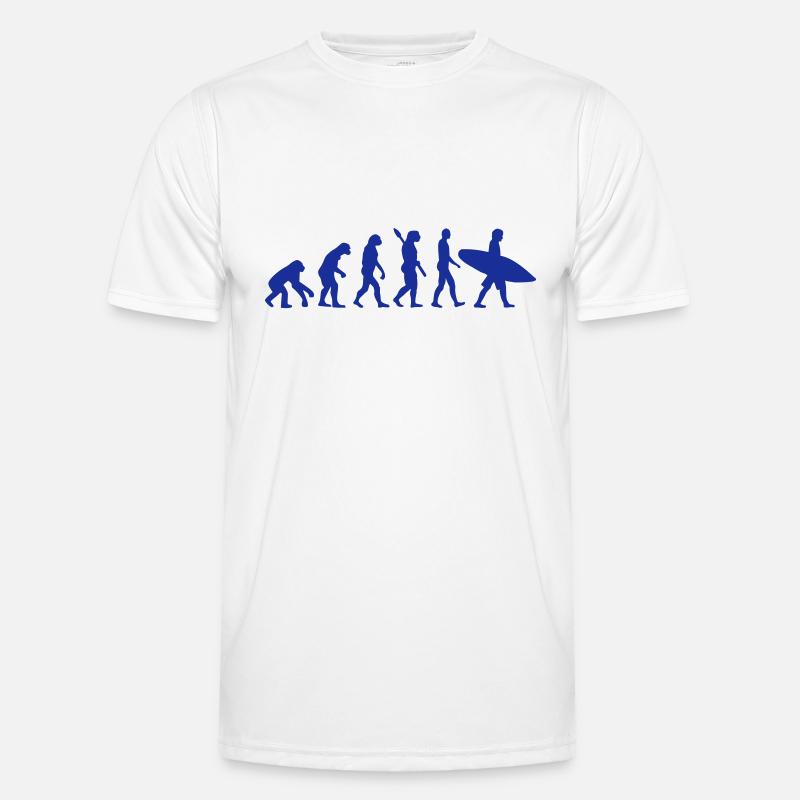 Evolution surfing - Men's Functional T-Shirt - white