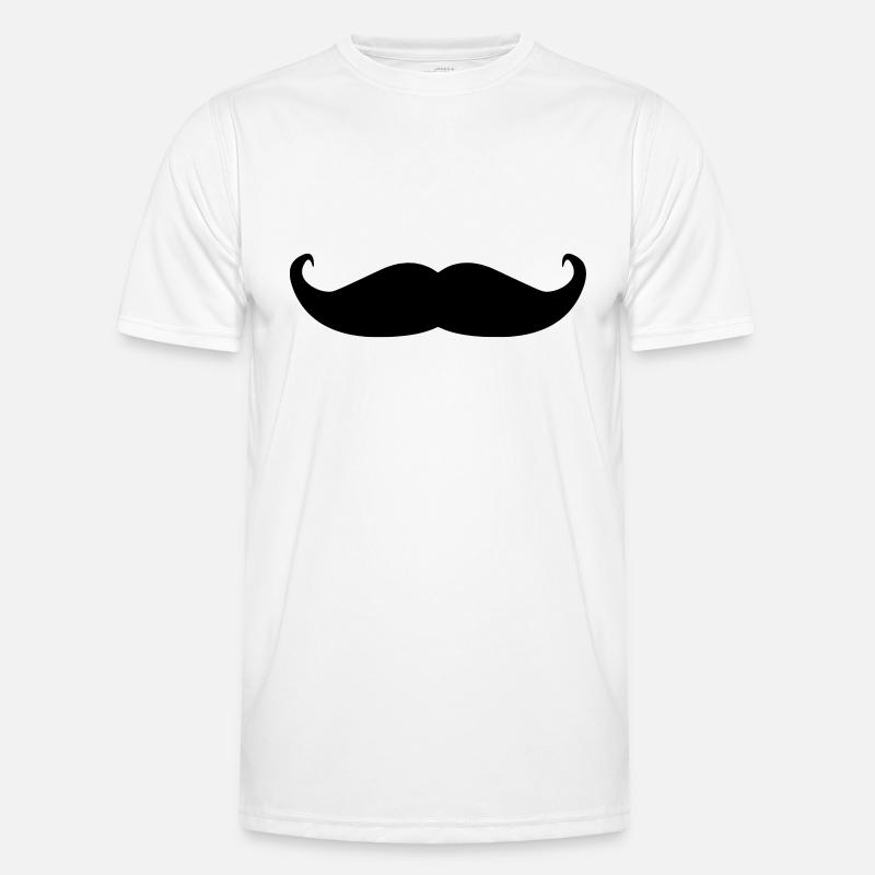 Bart / Moustache Männer Funktions-T-Shirt