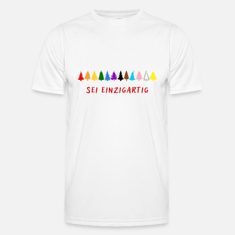 Sei einzigartig! LGBTQ Männer Funktions-T-Shirt