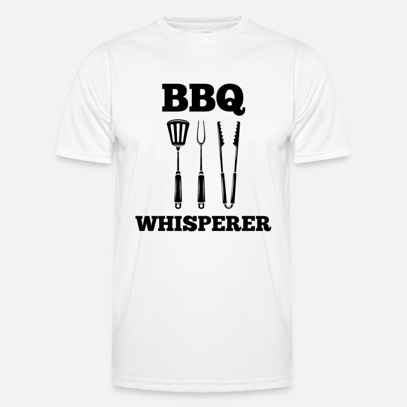 BBQ Whisperer Männer Funktions-T-Shirt