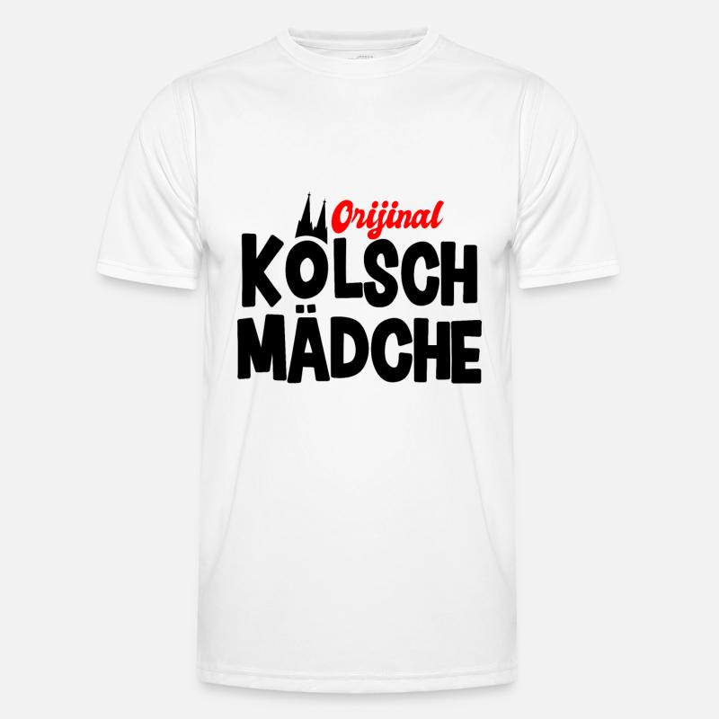Kölsch Mädche Männer Funktions-T-Shirt