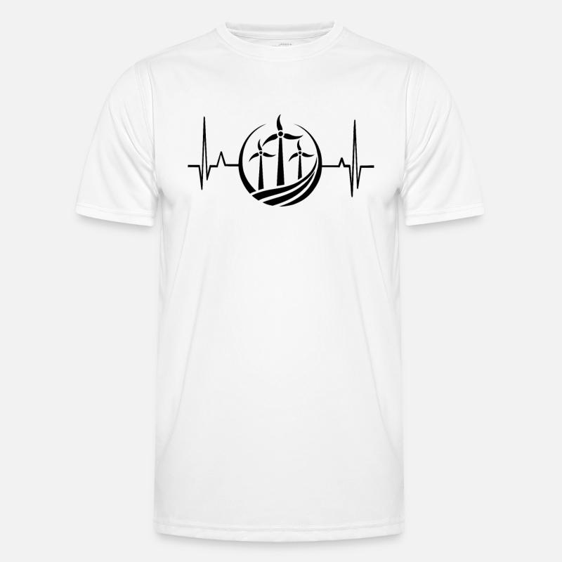 Windkraft Männer Funktions-T-Shirt