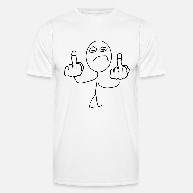 rage comic, like a boss, bro, excellent drawing, Men's Functional T-Shirt