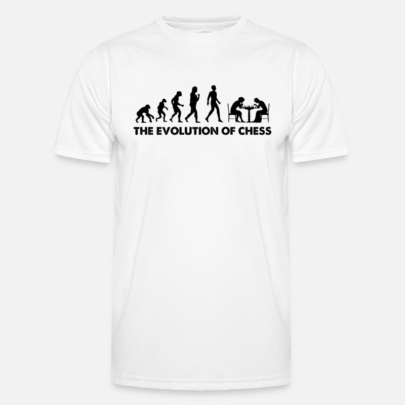 L’évolution des échecs T-shirt sport Homme