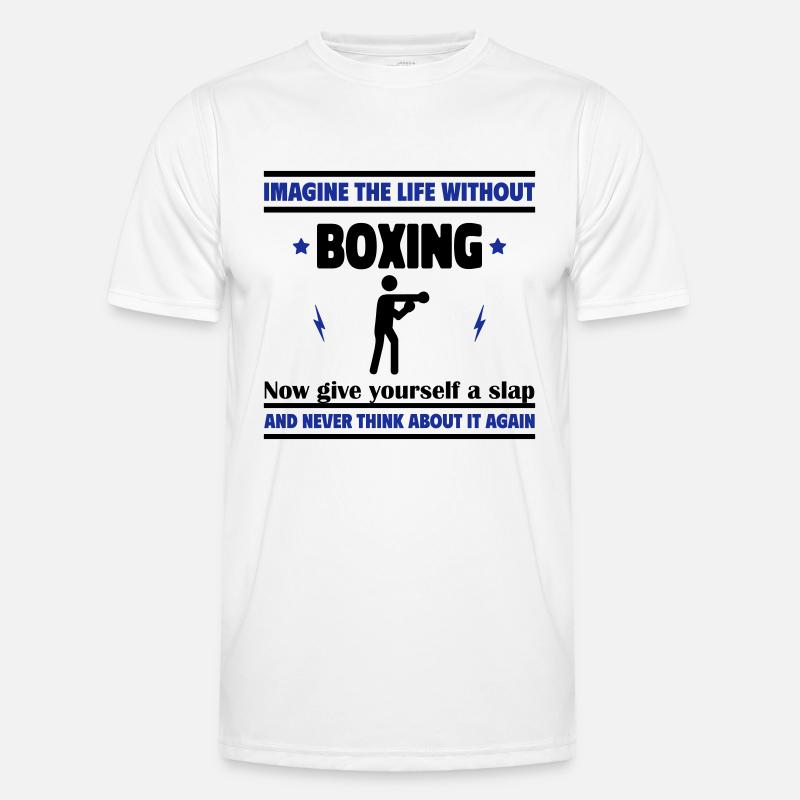 Imaginer une vie sans boxe : impossible T-shirt sport Homme