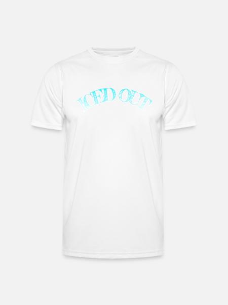 Iced Out - Men's Functional T-Shirt - white
