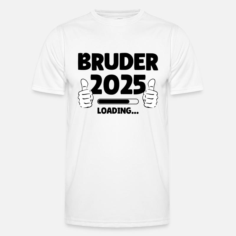 Bruder 2025 Loading - Men's Functional T-Shirt - white