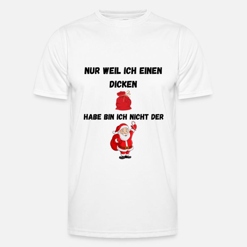 Ich bin nicht der Weihnachtsmann Männer Funktions-T-Shirt