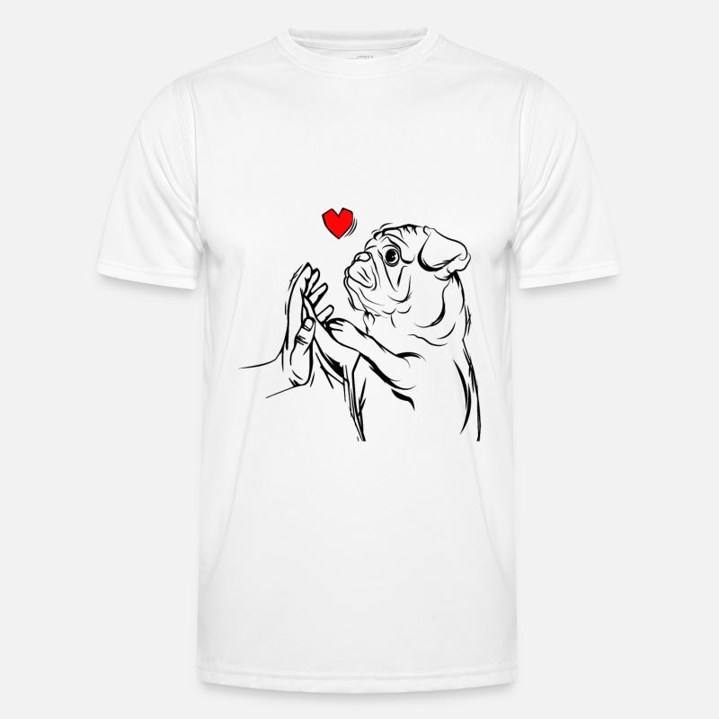 Mops Männer Funktions-T-Shirt