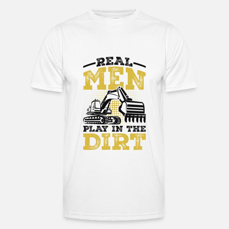 Excavator operator Men's Functional T-Shirt