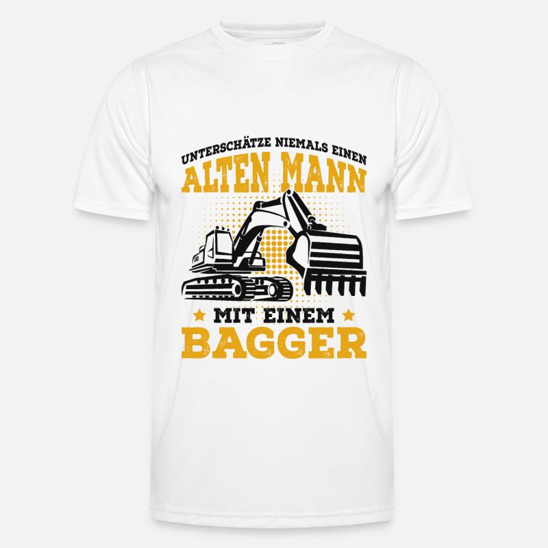 Baggerfahrer Männer Funktions-T-Shirt