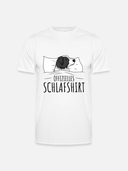 Border Collie - Männer Funktions-T-Shirt - Weiß