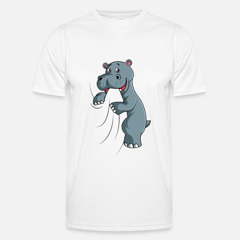 Hippopotame T-shirt sport Homme