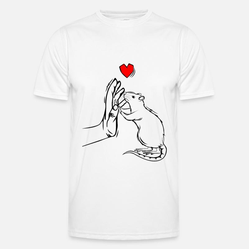 Ratte Männer Funktions-T-Shirt