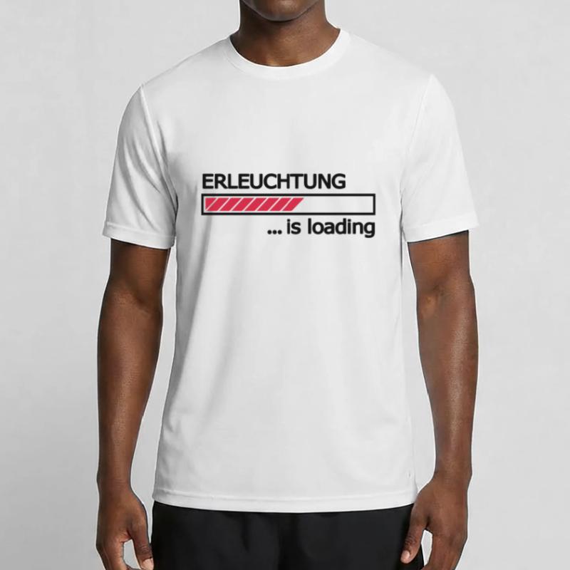Enlightenment is loading progress bar Loading Bar Men's Functional T-Shirt