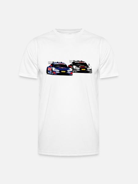 Racecar - Männer Funktions-T-Shirt - Weiß