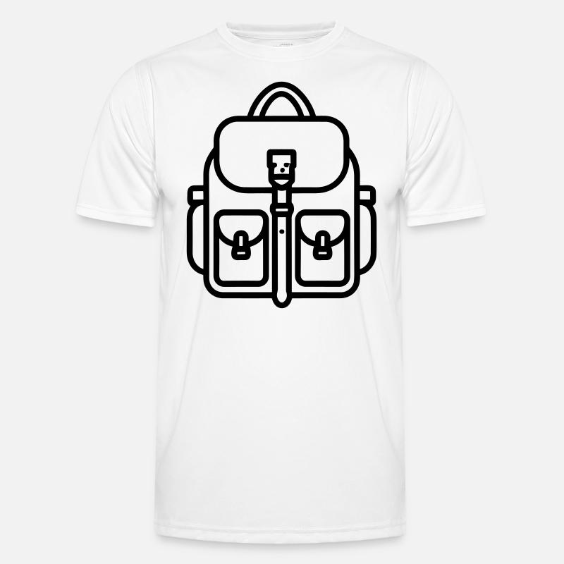 Backpack - Men's Functional T-Shirt - white