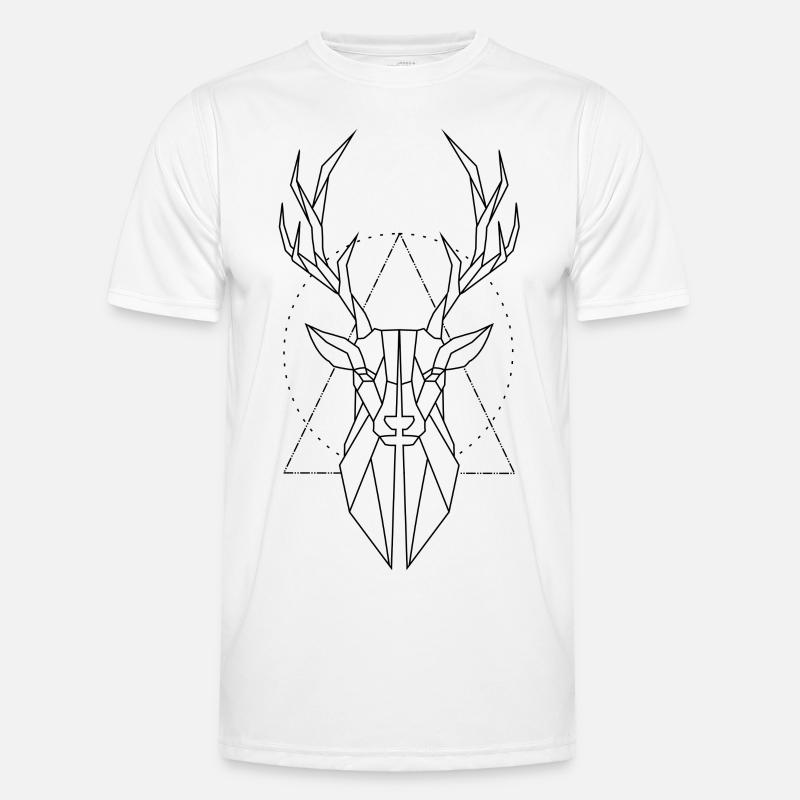 Hirsch Männer Funktions-T-Shirt