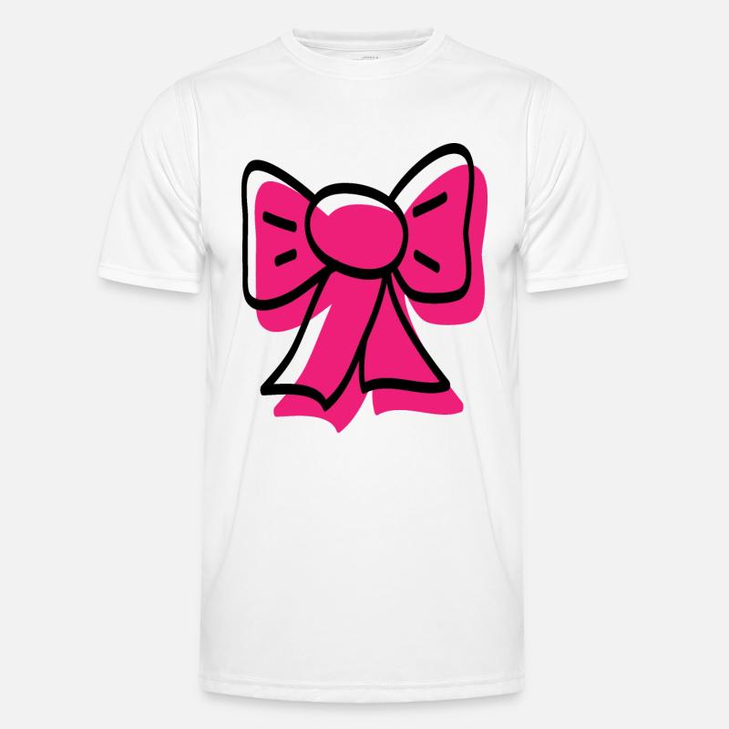 Ruban rose T-shirt sport Homme