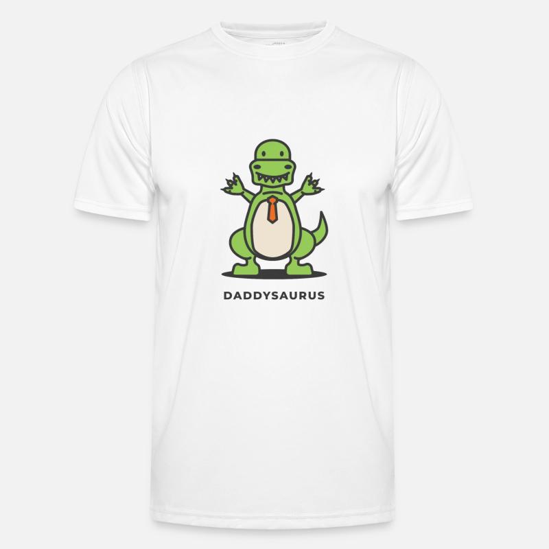 Vater & Sohn - Daddysaurus Rex - Geschenk Männer Funktions-T-Shirt