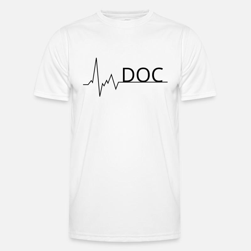 heartbeat doc T-shirt sport Homme