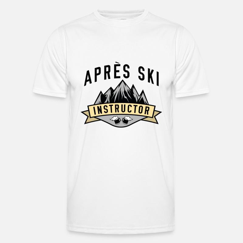 Après Ski Instructor - Men's Functional T-Shirt - white