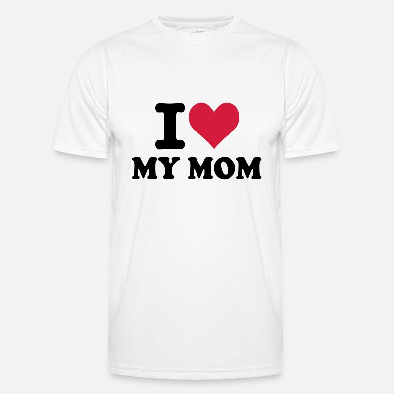 Mutter - Mom - Männer Funktions-T-Shirt - Weiß