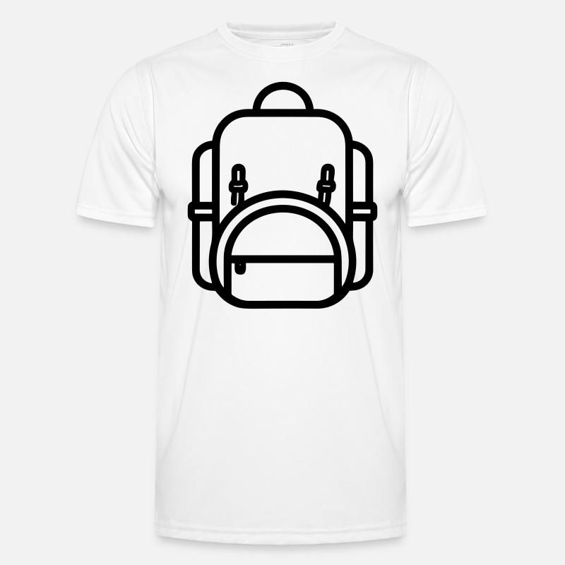 Backpack - Men's Functional T-Shirt - white