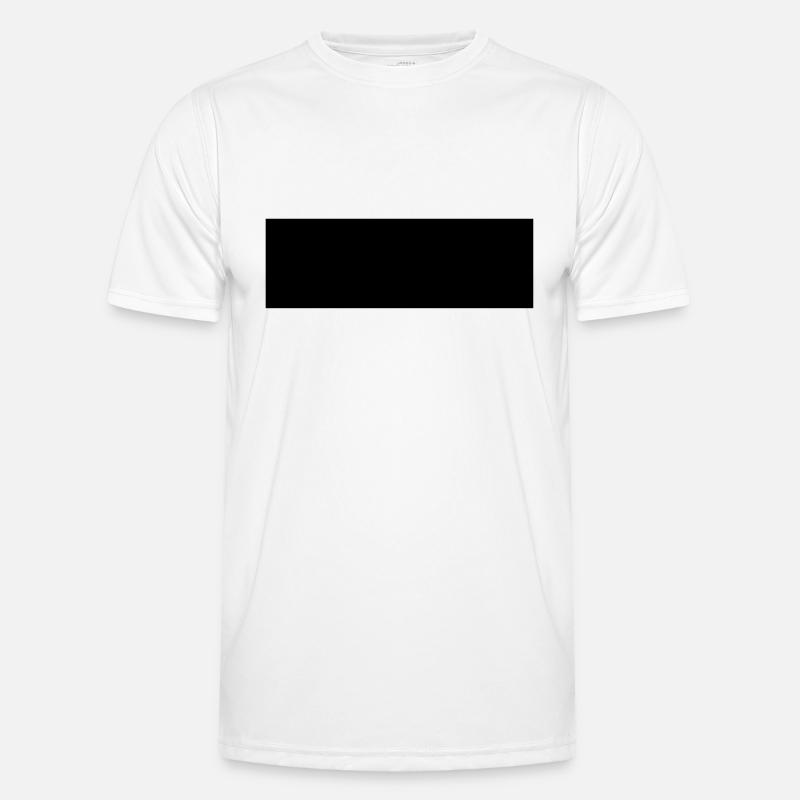 Rechteck Männer Funktions-T-Shirt