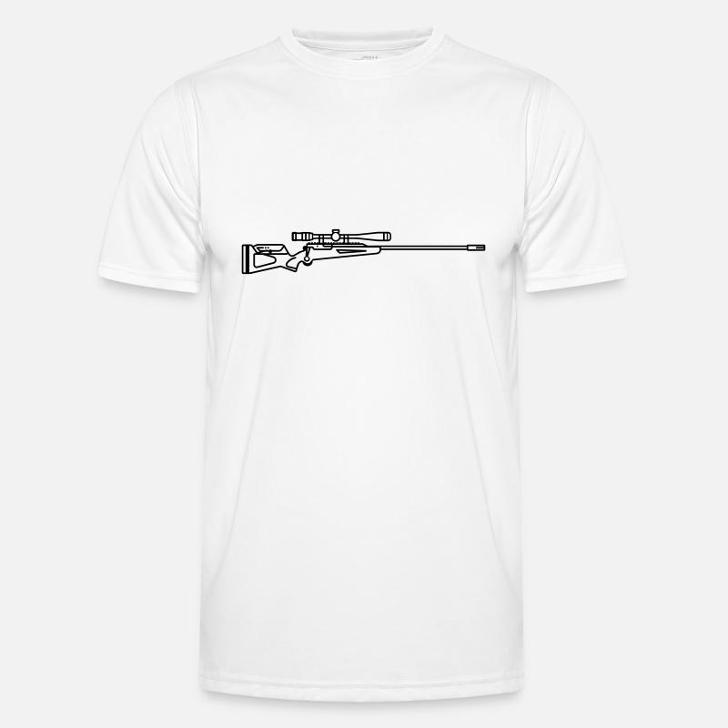 Fusil de chasse sniper T-shirt sport Homme