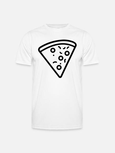 Pizza slice - Men's Functional T-Shirt - white