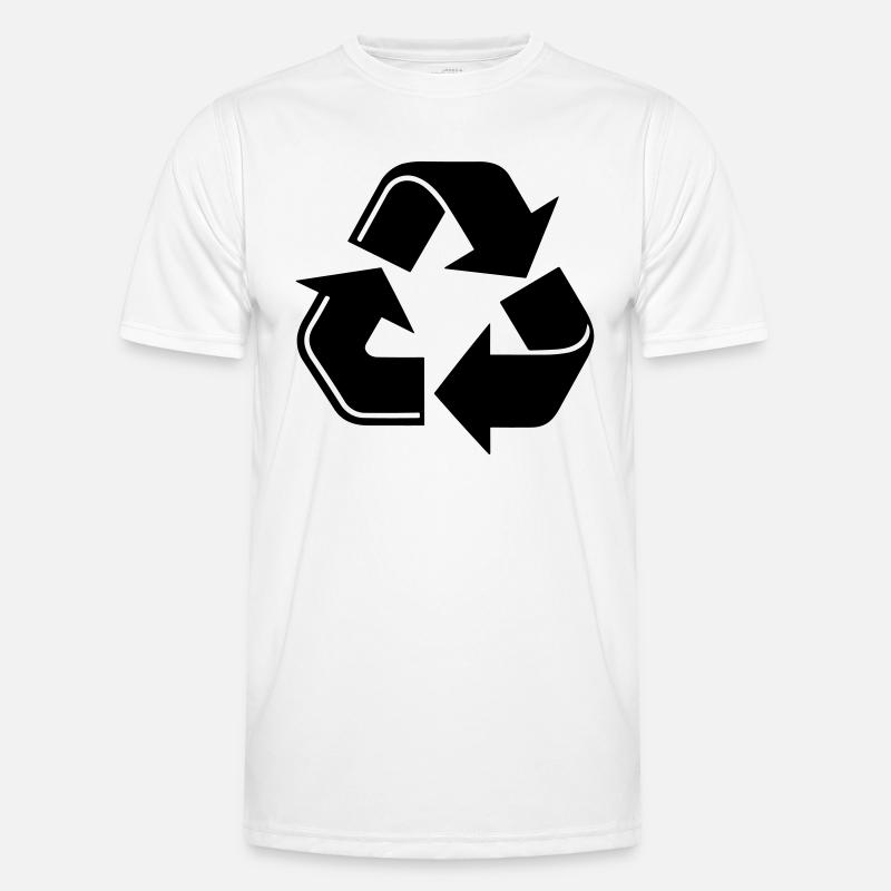 genbrug - Funktionsshirt til herrer - hvid