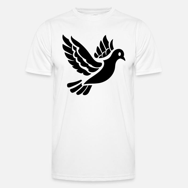 Taube Männer Funktions-T-Shirt
