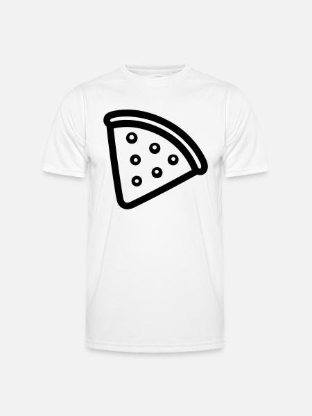 Pizza slice - Men's Functional T-Shirt - white