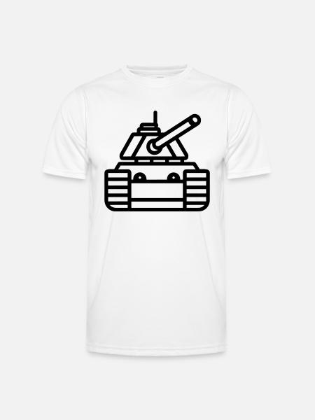 tank - Men's Functional T-Shirt - white