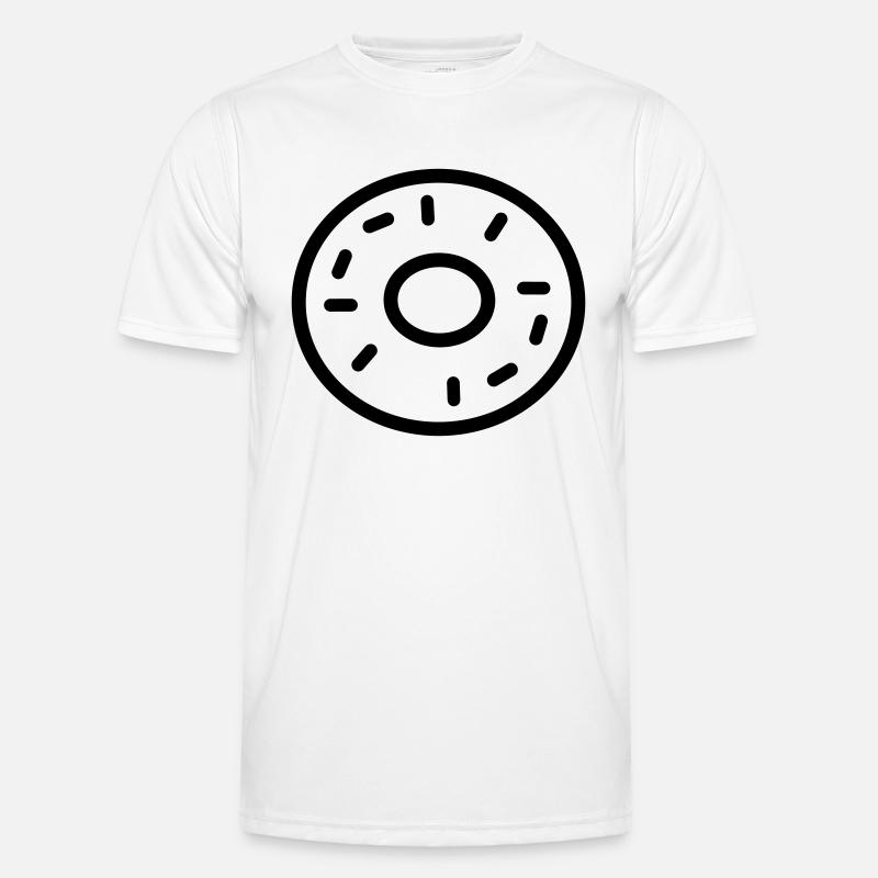 Krapfen Männer Funktions-T-Shirt