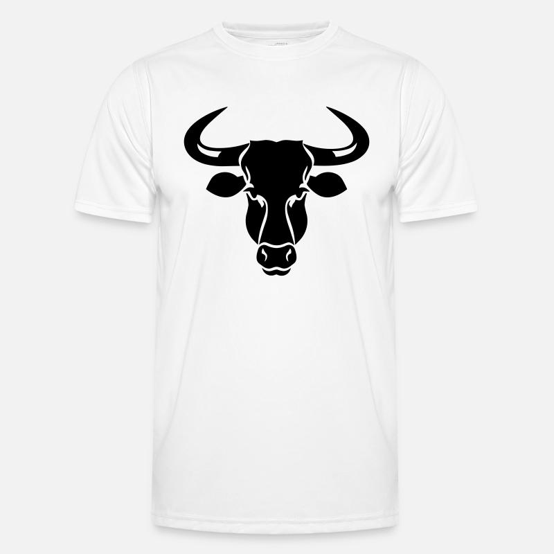 Stier Männer Funktions-T-Shirt