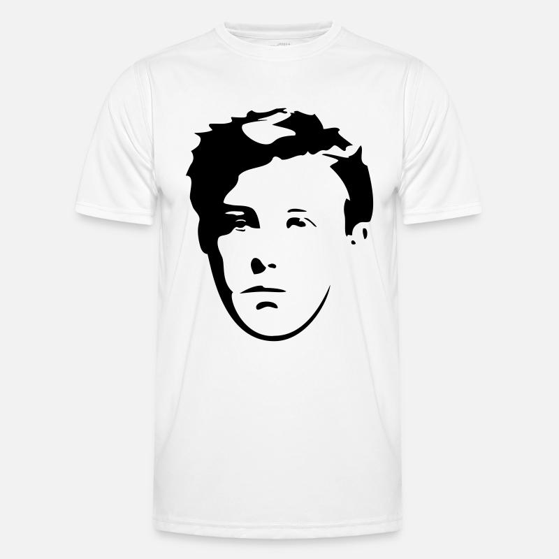 Arthur Rimbaud visage T-shirt sport Homme