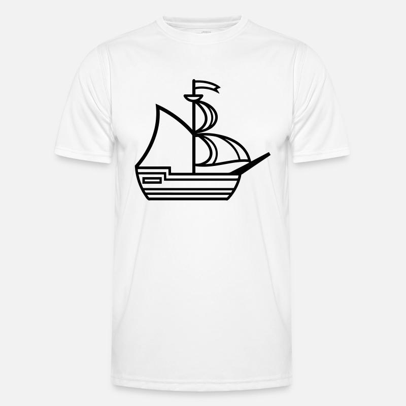 Bateau pirate T-shirt sport Homme
