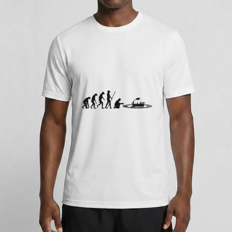 Model train evolution Men's Functional T-Shirt