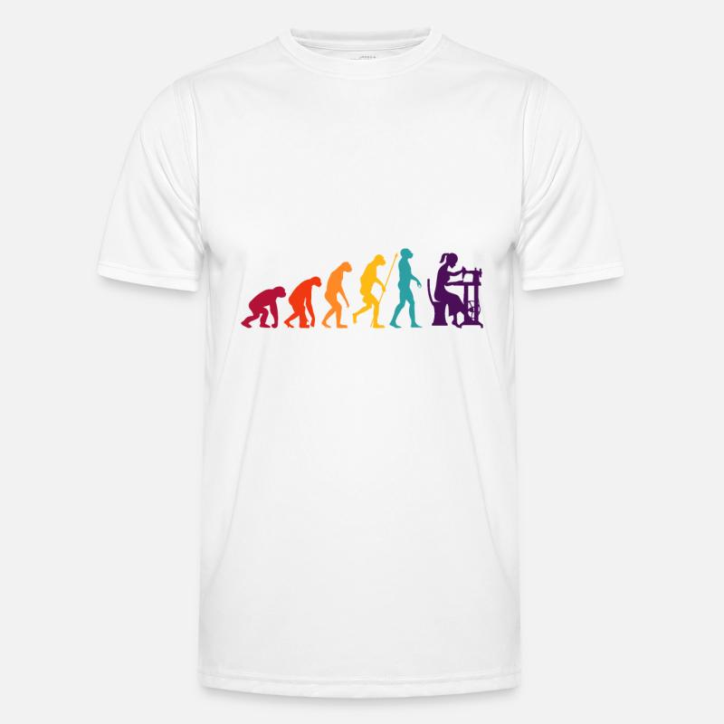 Sewing evolution - Men's Functional T-Shirt - white