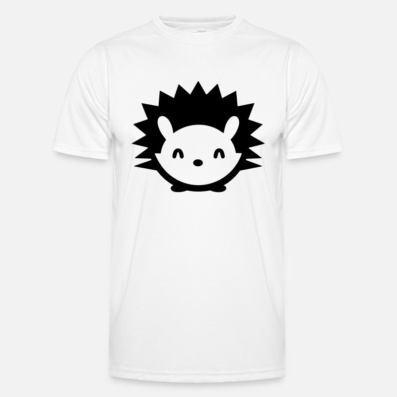 Hedgehog - Men's Functional T-Shirt - white