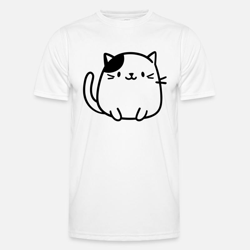 cat - Men's Functional T-Shirt - white