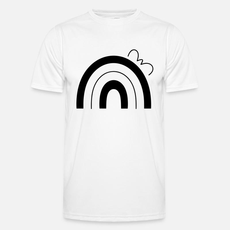 Regenbogen Männer Funktions-T-Shirt