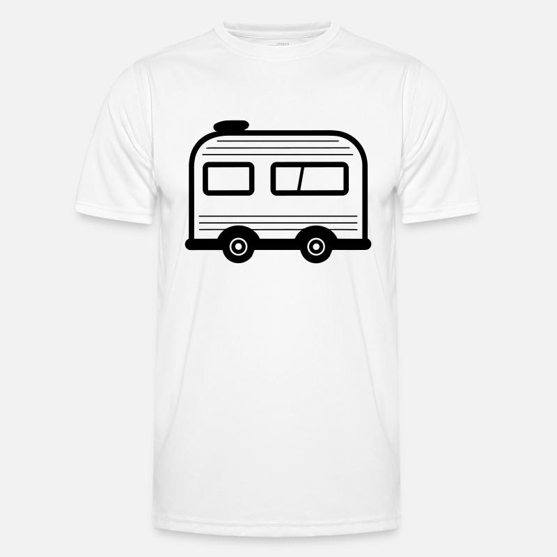 Small caravan - Men's Functional T-Shirt - white