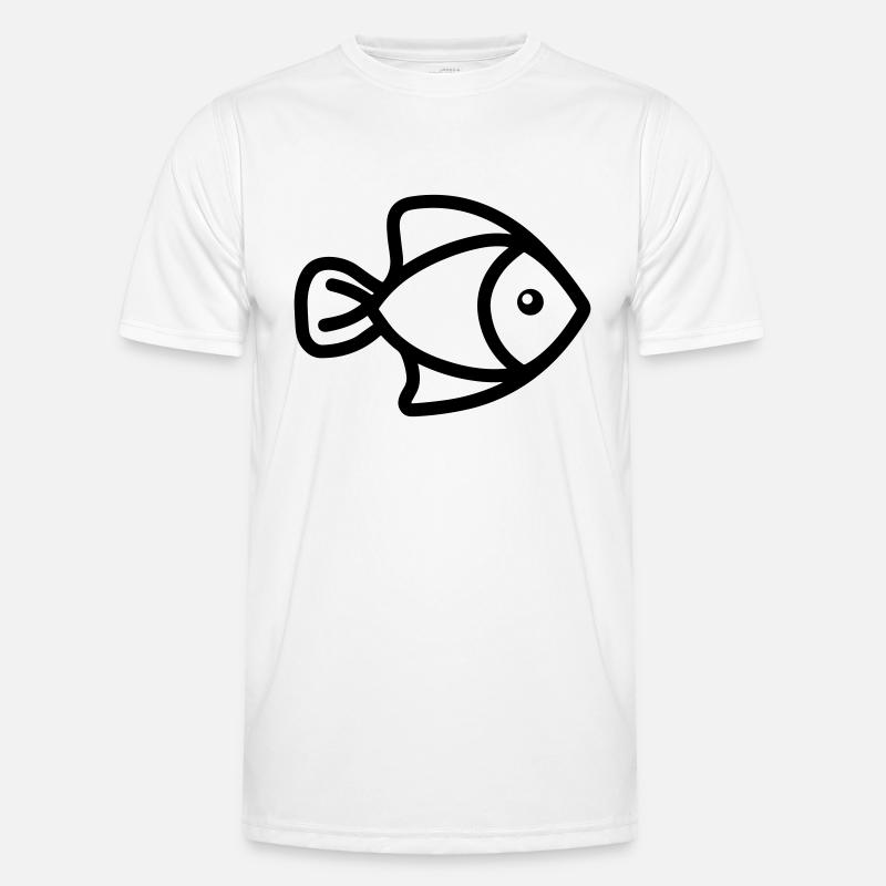 Fish - Men's Functional T-Shirt - white